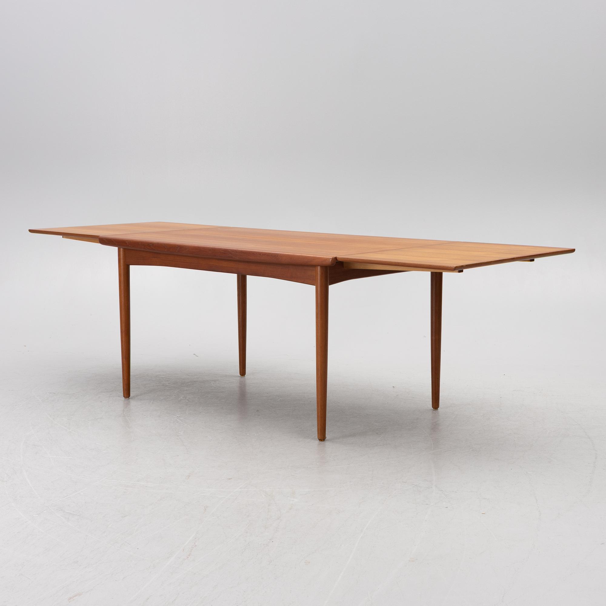 A 1960's dining table, Skovby factory Denmark.