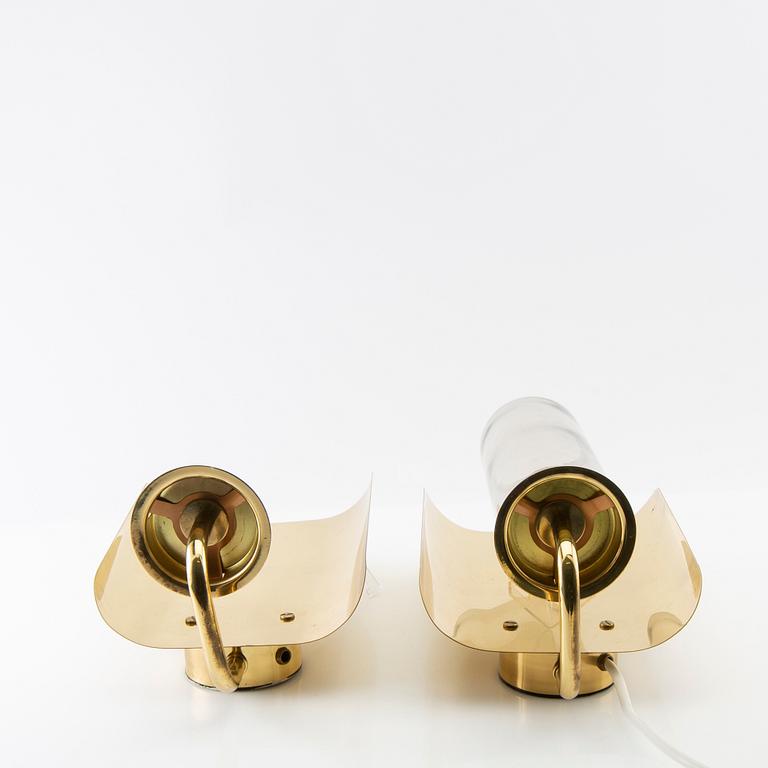 Hans-Agne Jakobsson, wall lamps a pair 330/1, Markaryd Sweden, 1960s.