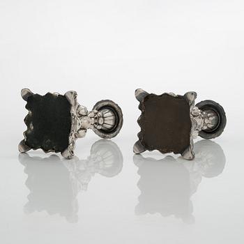 A pair of silver candelsticks, Kultakeskus, Hämeenlinna 1936.