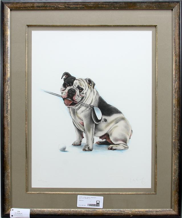 LASSE ÅBERG, färglitografi, sign o numr 222/290.