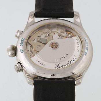 ARMBANDSUR, herr, "Weems cronograph", Swiss Air no:2, Longines.