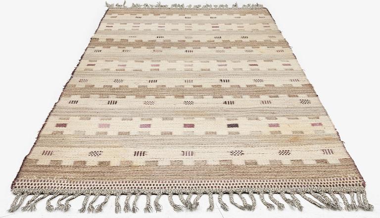Marianne Richter, a runner, 'Gråtaggen', flat weave c. 276 x 101 cm, signed AB MMF MR.