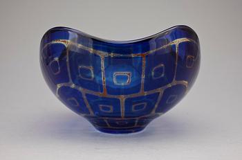 SKÅL, glas, "Ravenna", Sven Palmqvist, Orrefors, sign o numr 1188.