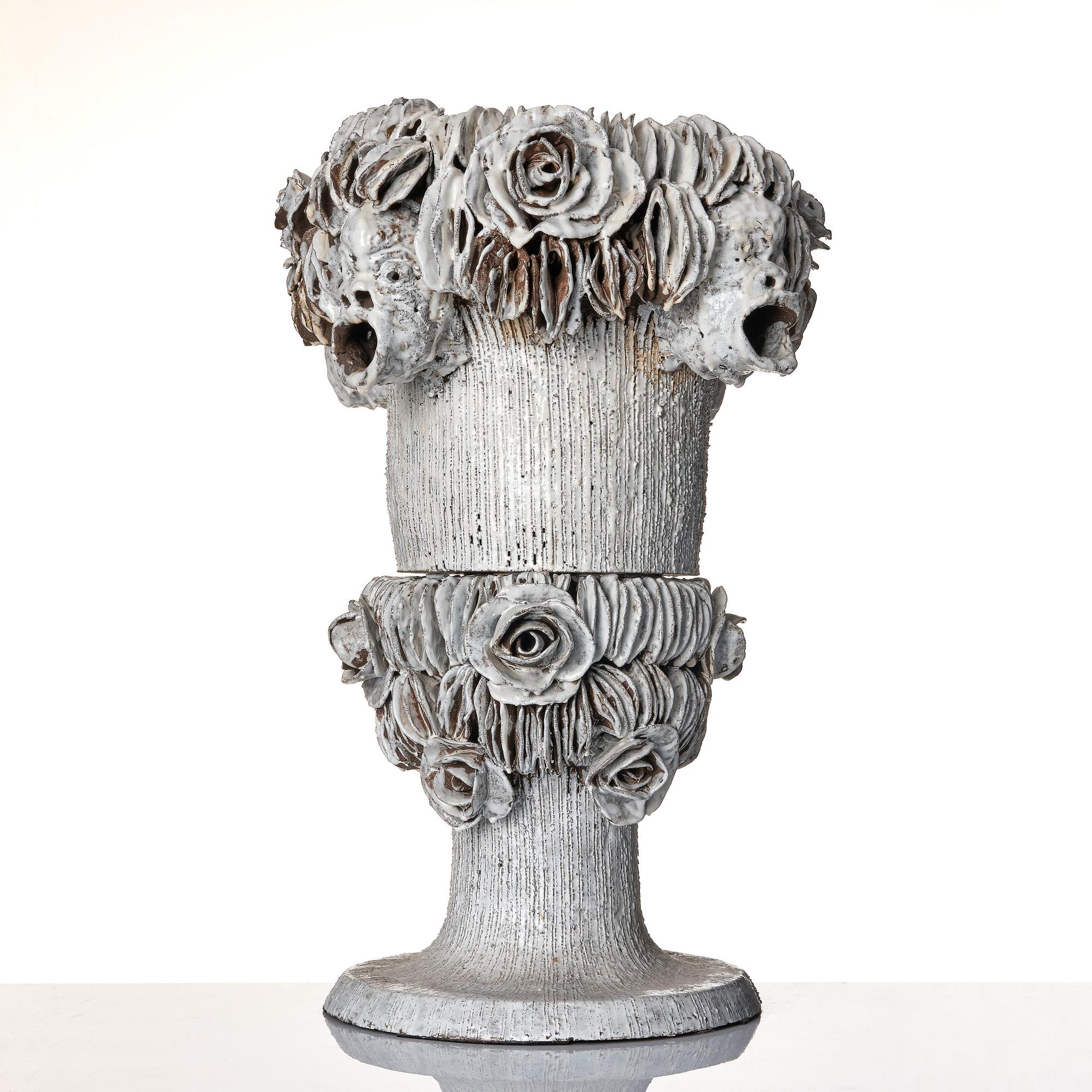 Carl Richard Söderström, skulptur/urna, egen ateljé, Stockholm ca 2010.