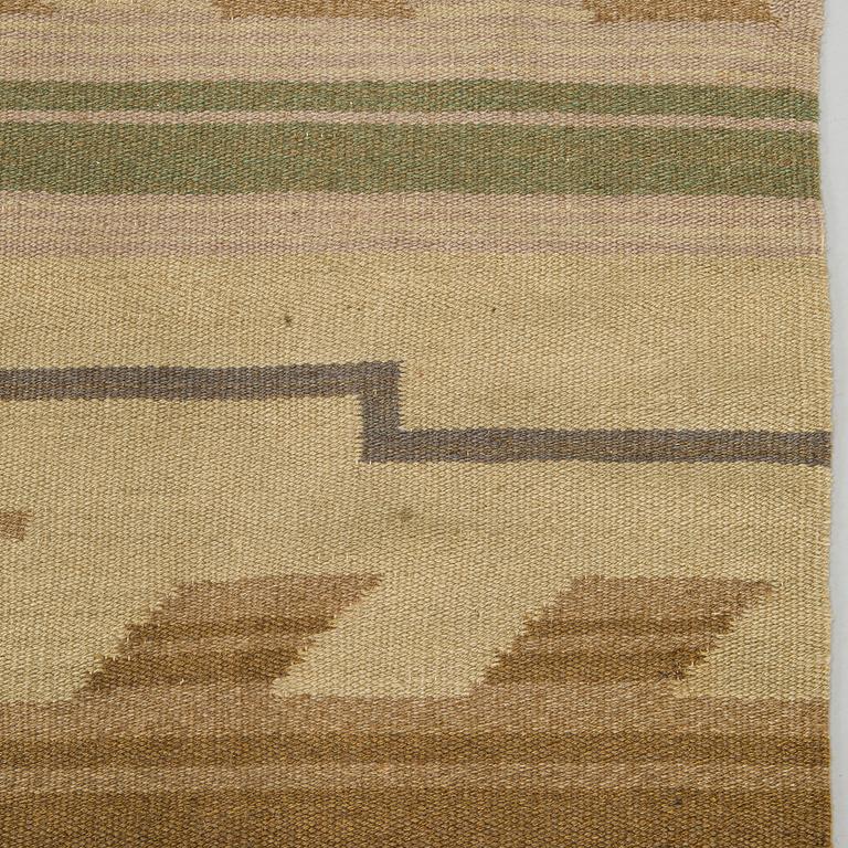 Greta Skogster-Lehtinen, possibly, A finnish flat weave carpet. Circa 270 x 170 cm.