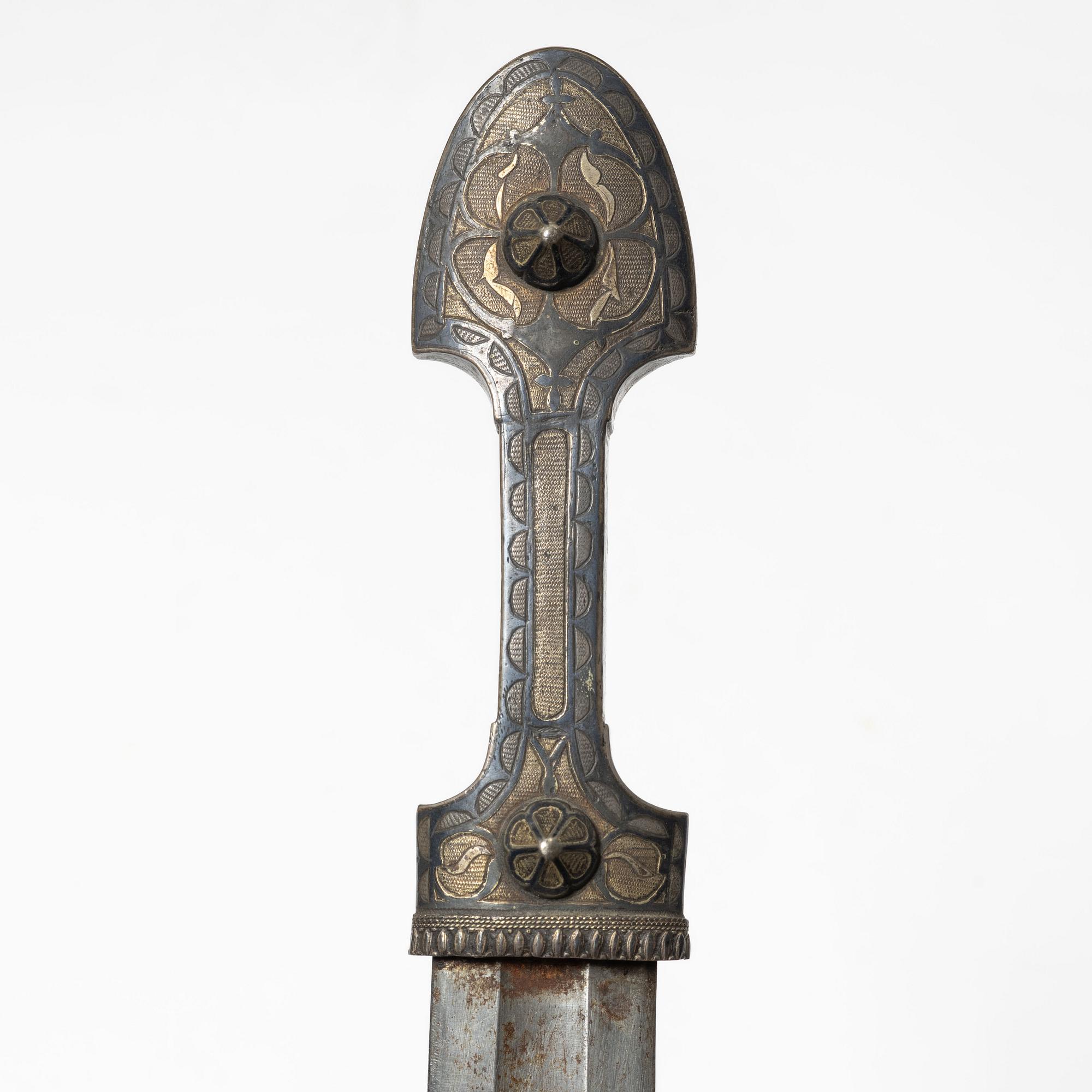 Kindjal, Caucasian, 19th century.