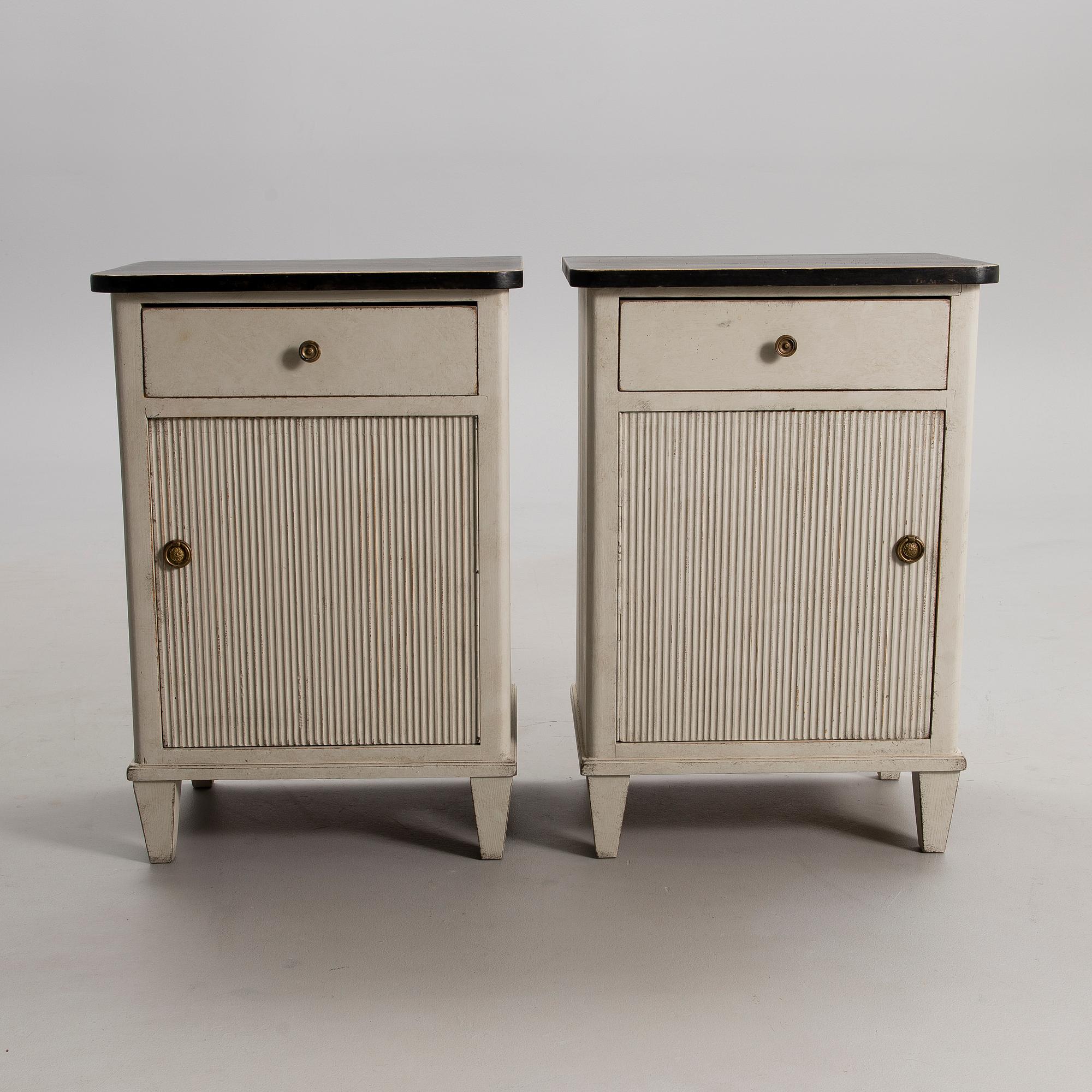 YÖPÖYTÄPARI, kustavilaistyyli, 1900-luku.