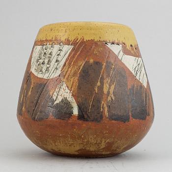 Lisa Larson, a large unique stoneware jar, Gustavsberg studio, Sweden 1950/60s.