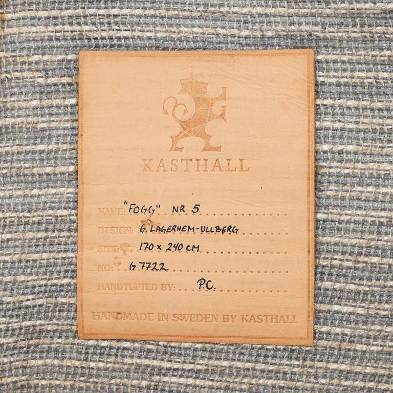 Gunilla Lagerhem Ullberg, "Fogg", NR 5, Kasthall, approx. 234 x 172 cm.