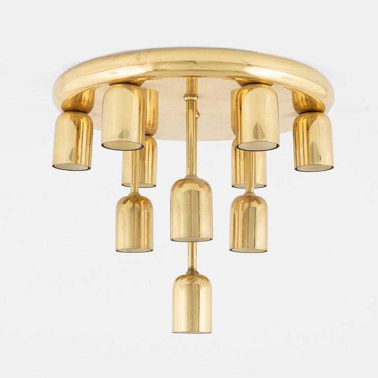 A brass ceiling light, Germany, second part of the 20th Century.