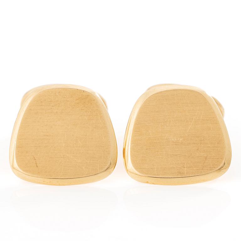 A pair of 18K gold cufflinks, Stockholm, 1962.