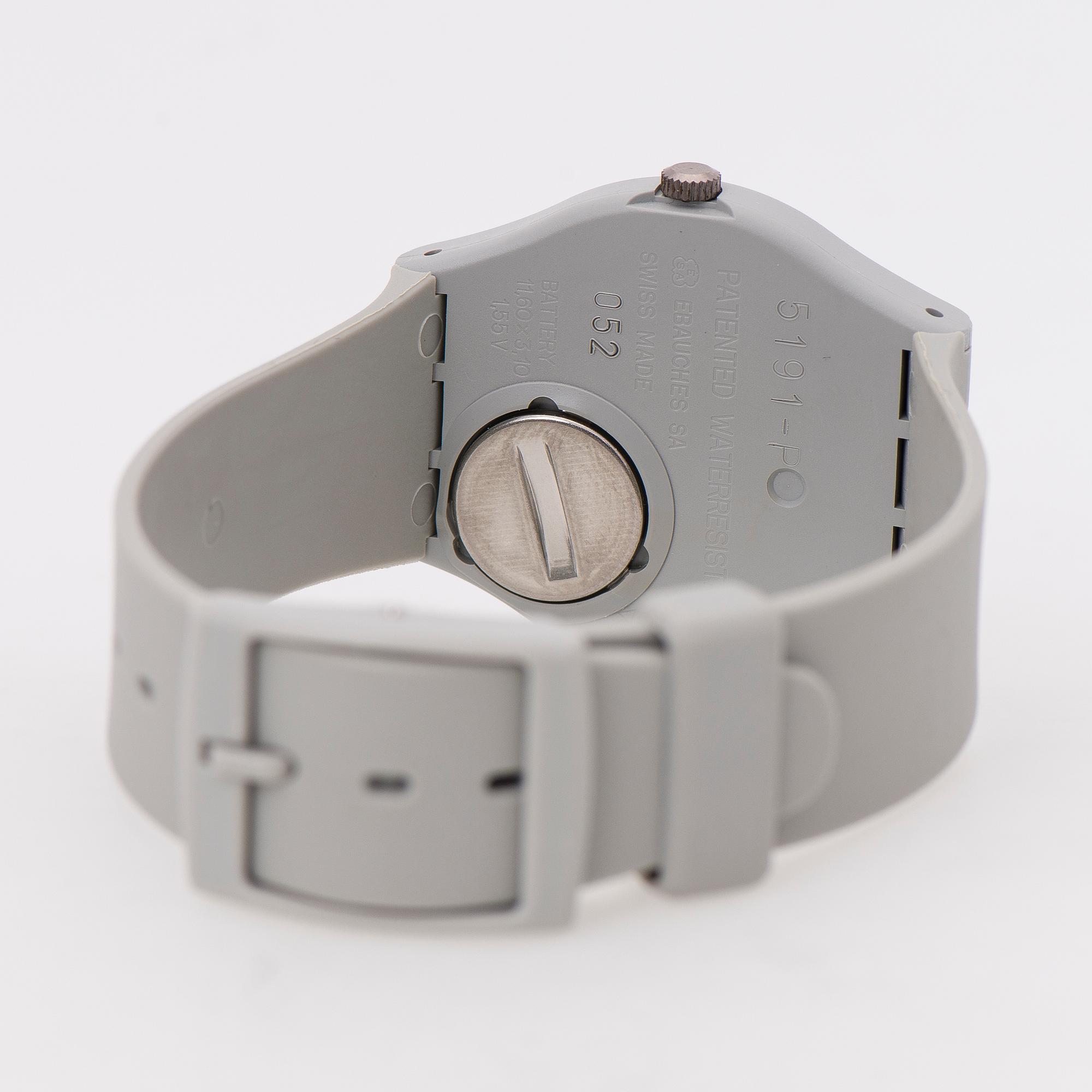 ARMBANDSUR 4 ST, SWATCH, två herr och två damur 1980-tal.
