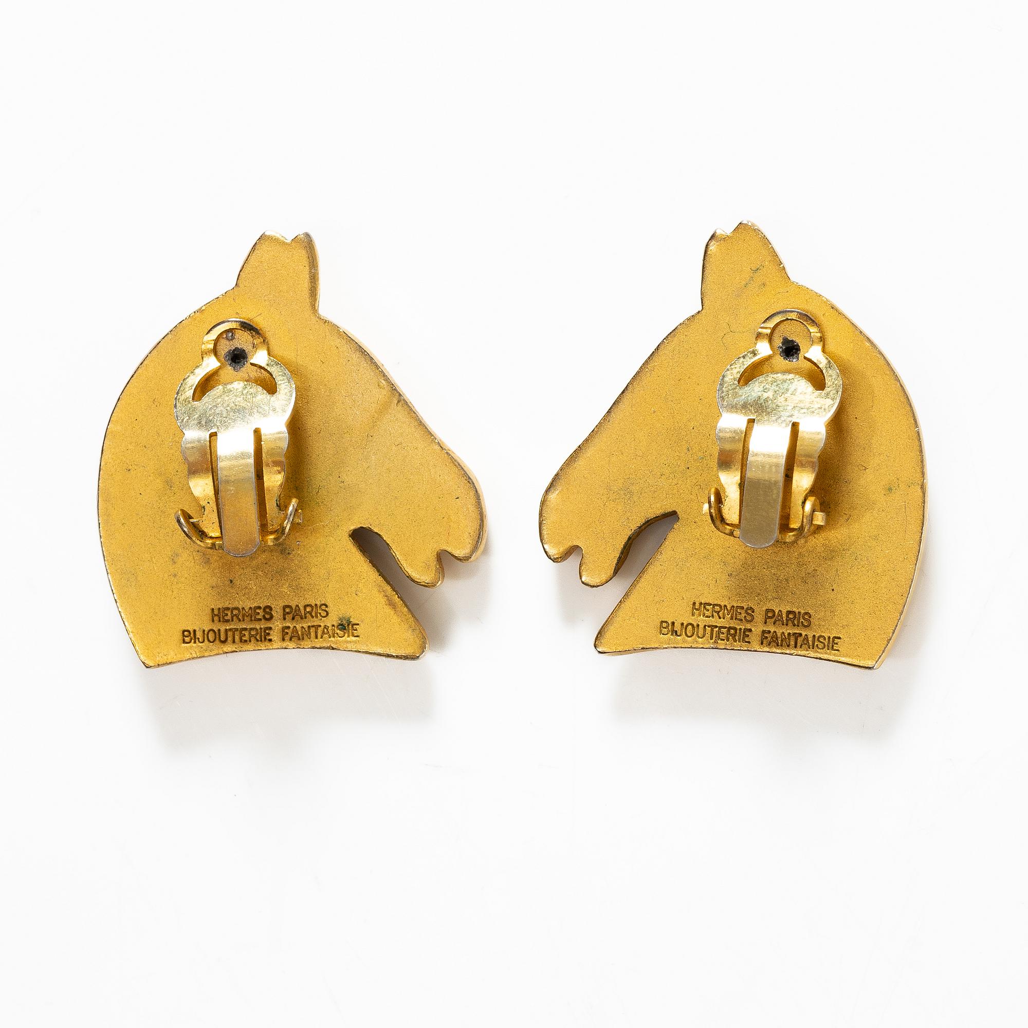 Hermès, örhängen, ett par.