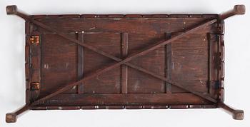 A Chinese hardwood altar table, late Qingdynasty.