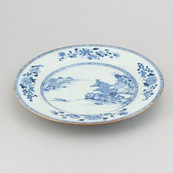 Fat, kompaniporslin. Qingdynastin, Qianlong (1736-95).