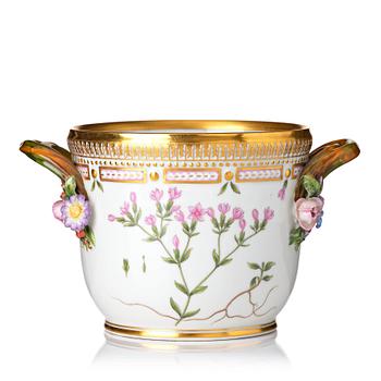 345. A Royal Copenhagen 'Flora Danica' wine cooler/flower pot, Denmark, 20th Century.