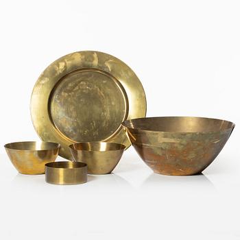 Stelton, 12 delar, mässing, Danmark, 1900-talets senare del.