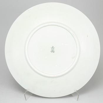 CARL-HARRY STÅLHANE & OSKAR DAHL, three stoneware plates, Rörstrand, Sweden, mid 20th century.