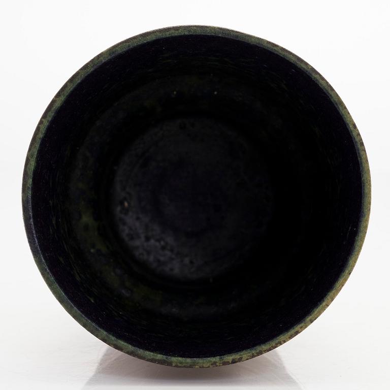 Liisa Hallamaa (Larsen), A ceramic vase, signed LH Arabia.