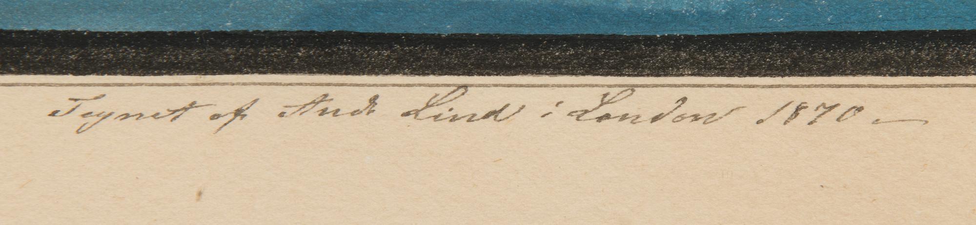 SHIPS PORTRAIT, Anders Lind, London 1870.