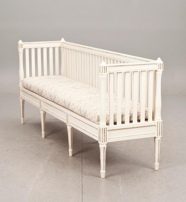 SOFFA, gustaviansk stil, 1800-tal.