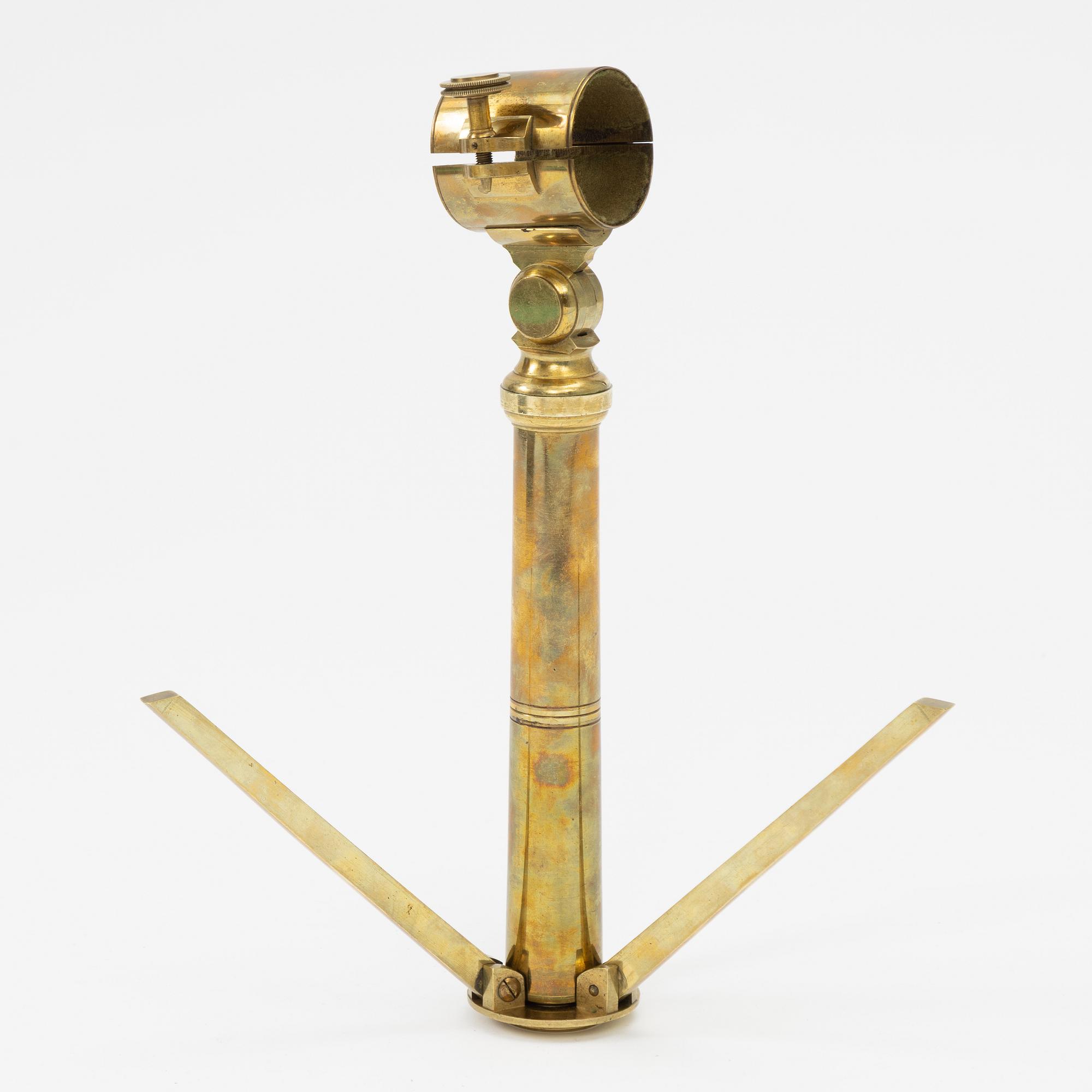 A cased telescope, 19th century, marked Dollond London.