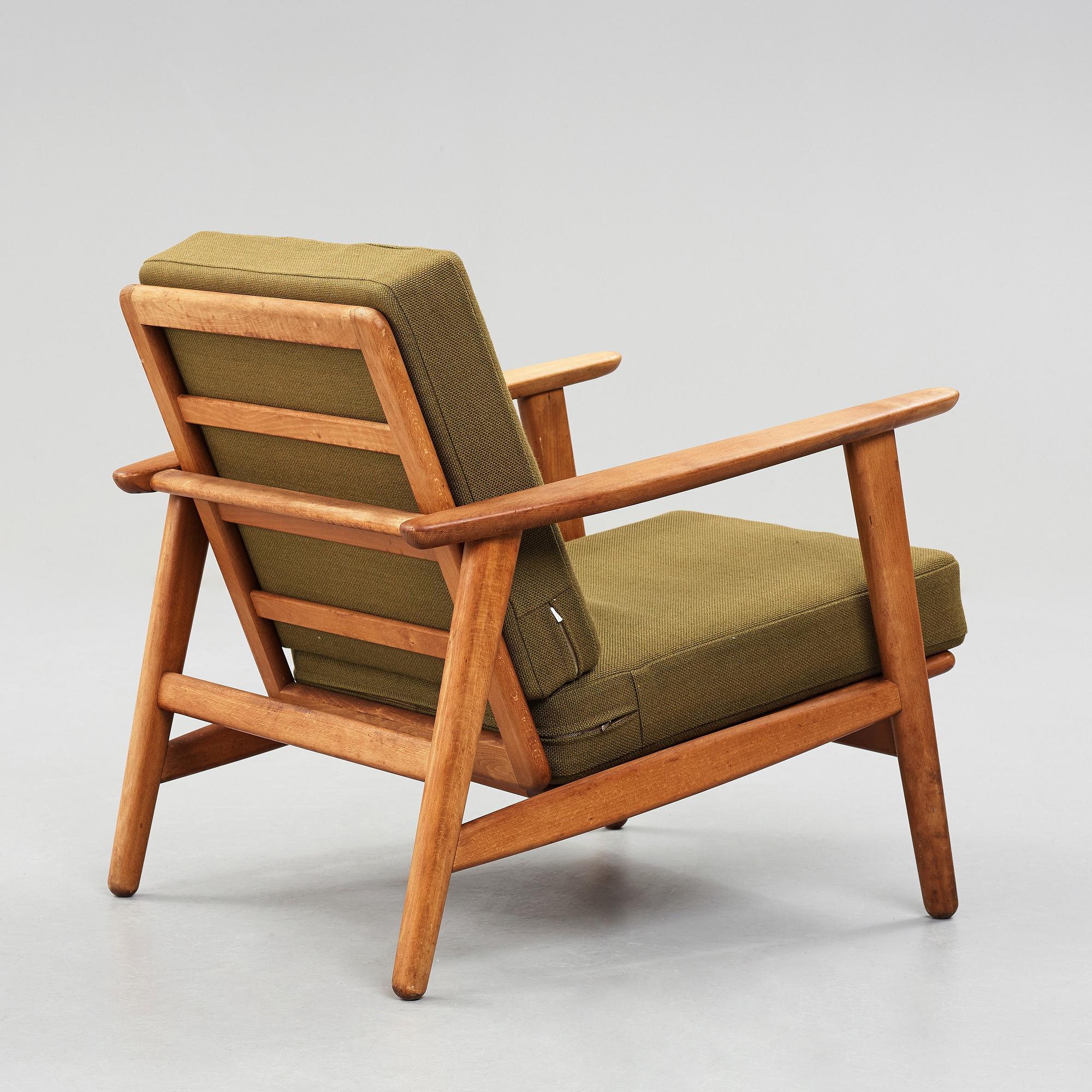 HANS J WEGNER, a "GE233" easy chair for Getama, Denmark 1960's.