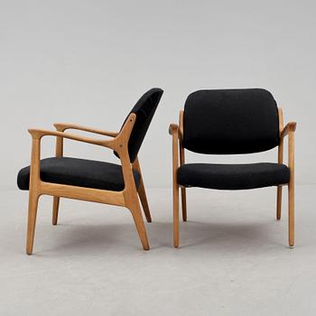 FÅTÖLJER, ett par, "Domus", Inge Andersson för Bröderna Andersson, 1960-tal.