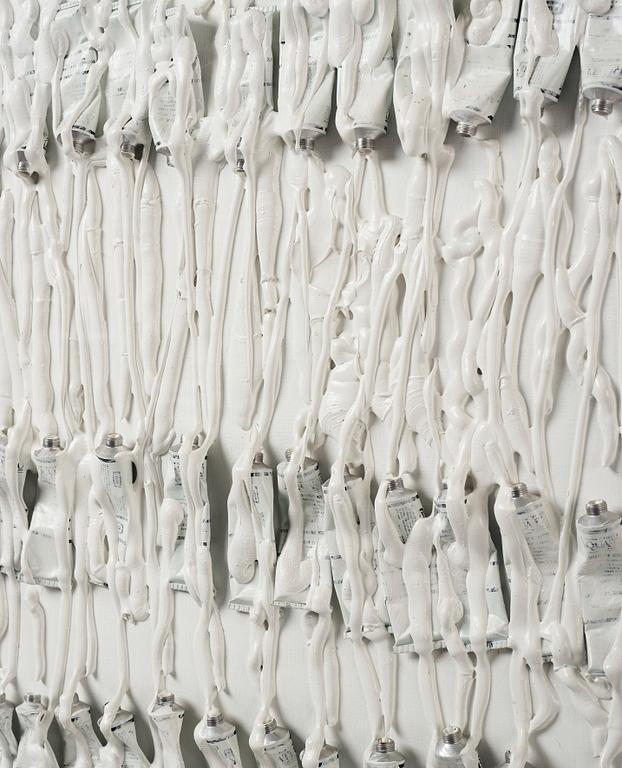 Arman (Armand Pierre Fernandez), "Monochrome Accumulation No. 5002".