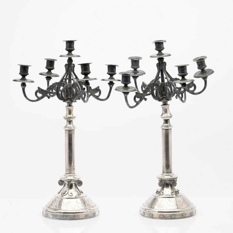 Candelabra, a pair, early 20th century.