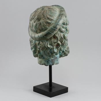 SKULPTUR, patinerad metall, 1900-tal.