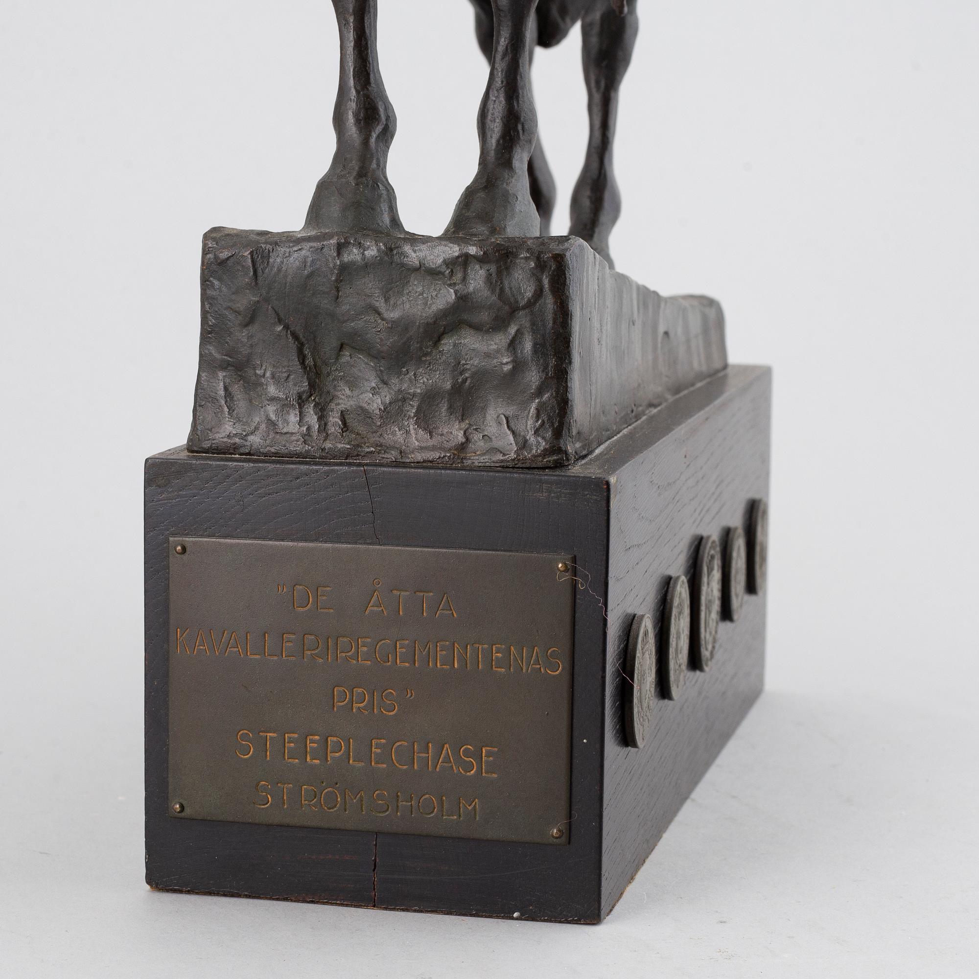 MAUD VON ROSEN, sculpture, bronze, signed.