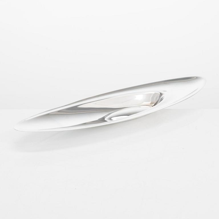 Tapio Wirkkala, TW 114, hopeaa, Kultakeskus, Hämeenlinna 1958. Malli muotoiltu v. 1956.