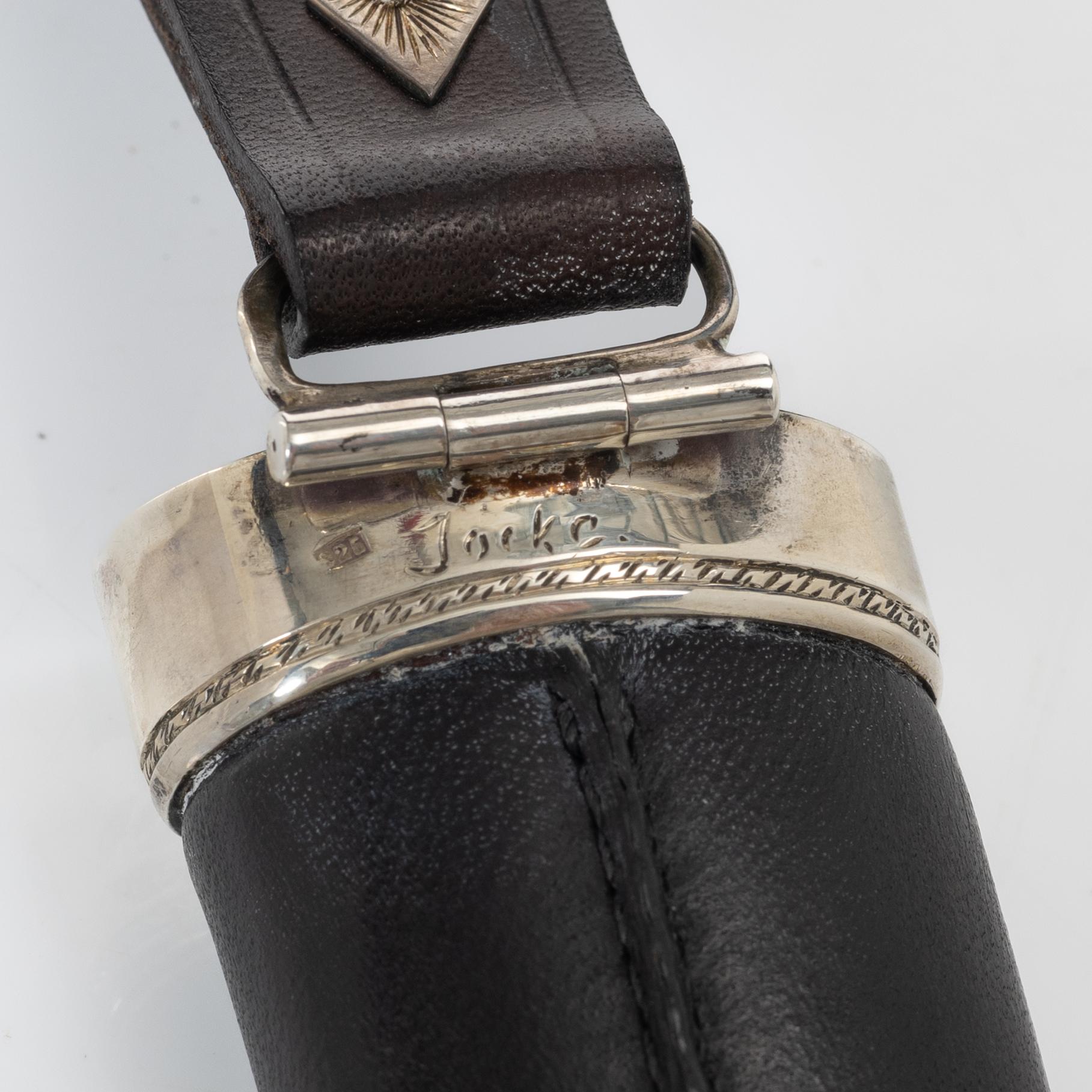 Kniv-Jocke, (Jan Olsson), kife in sheath, signed.