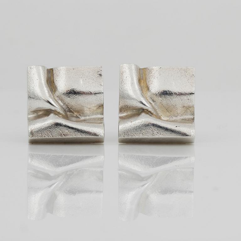MANSCHETTKNAPPAR, ett par, sterling silver, Lapponia, Finland, 1978. Vikt ca 25,85 g.
