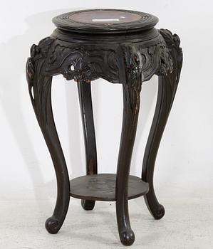 PIEDESTAL, trä, orientalisk, 1900-tal.