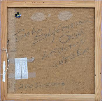 TORSTEN ESBJÖRNSSON, oil on panel,, a tergo signed 2003-2006-2007.