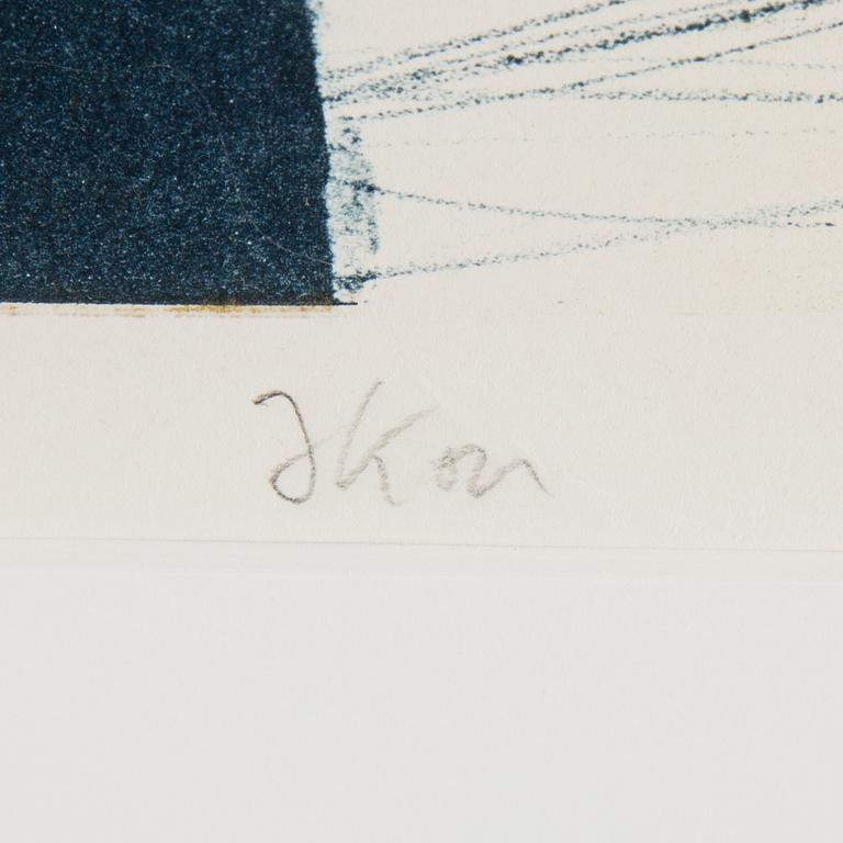 ÖRJAN WIKSTRÖM, litografi, signerad och numrerad 43/50, daterad -86.