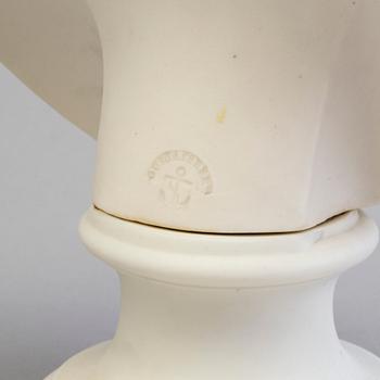A PAIR OF PARIAN BUSTS, Gustafsberg, second half of the 19th century.