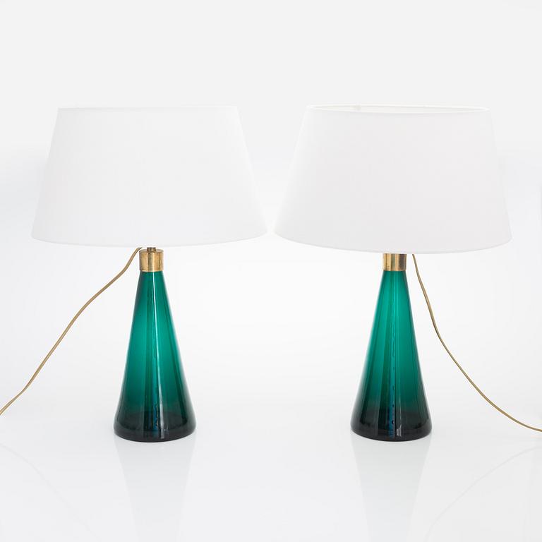 Gunnel Nyman, a pair of mid-20th century table lamps for Idman. Designed 1948.