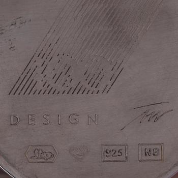 TAPIO WIRKKALA, "Kasvu" VAS, silver, signerad "TW", Kultakeskus 1990. Vikt 535 g.