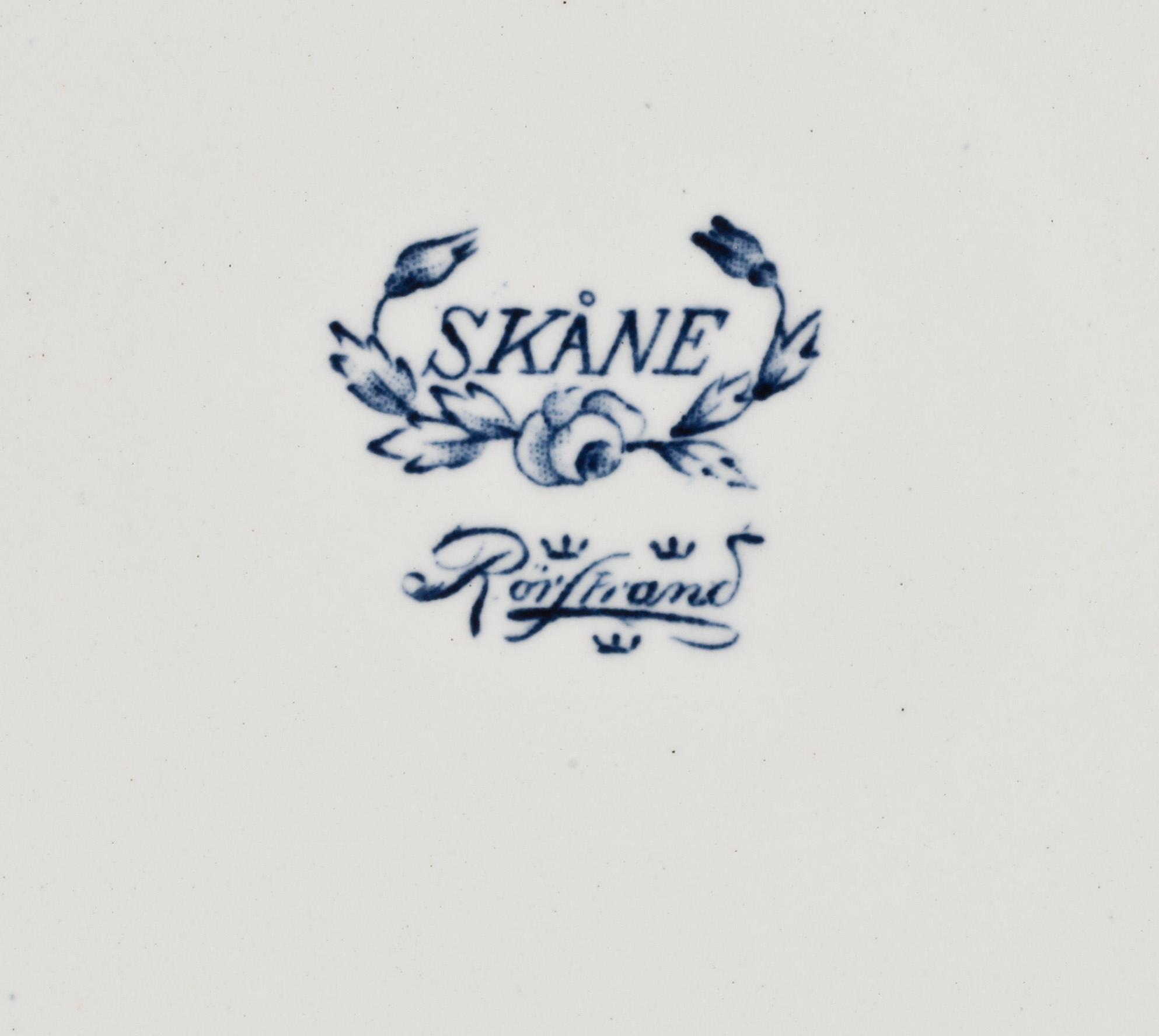 MATSERVISDELAR, 33 delar, porslin, "Skåne", Rörstrand.