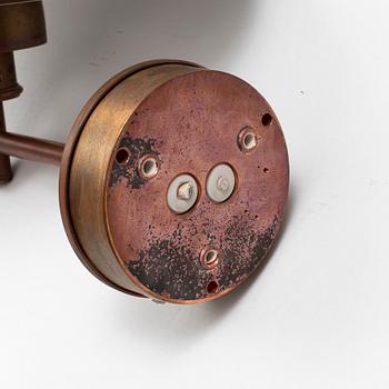 POUL HENNINGSEN, a PH copper wall light, Louis Poulsen, Denmark.
