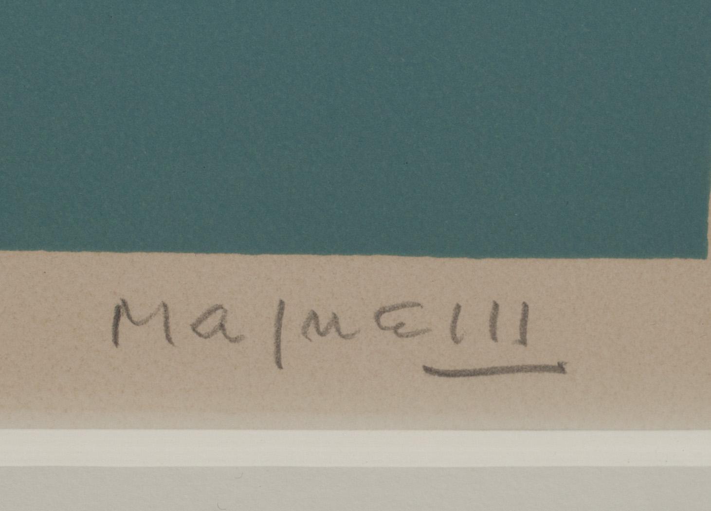 ALBERTO MAGNELLI, färglitografi, signerad och numrerad 48/100.