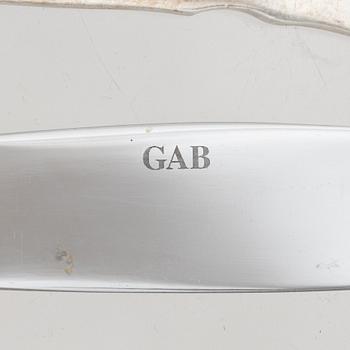 Guldsmedsaktiebolaget (GAB), bestickservis, 55 delar, silver, modell "Chippendale", Eskilstuna, bl a 2002.