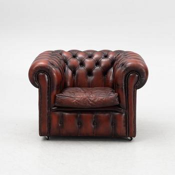 Fåtölj, Chesterfieldmodell, 1900-talets slut.