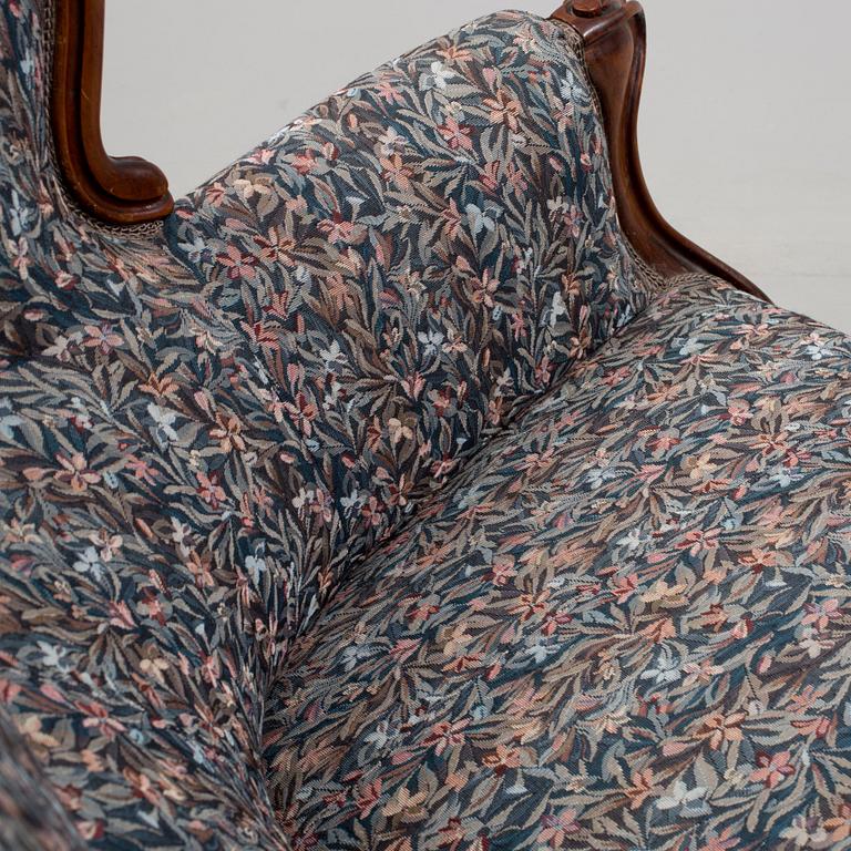 SOFFA, nyrokoko, sent 1800-tal.