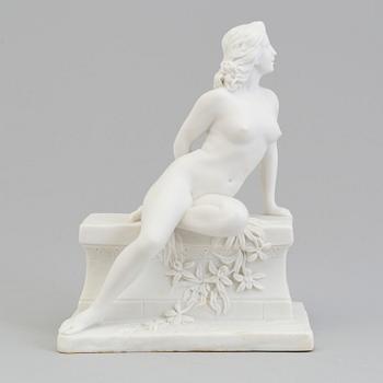 A Sévres bisquit figure of a nude, France, early 20th Century.