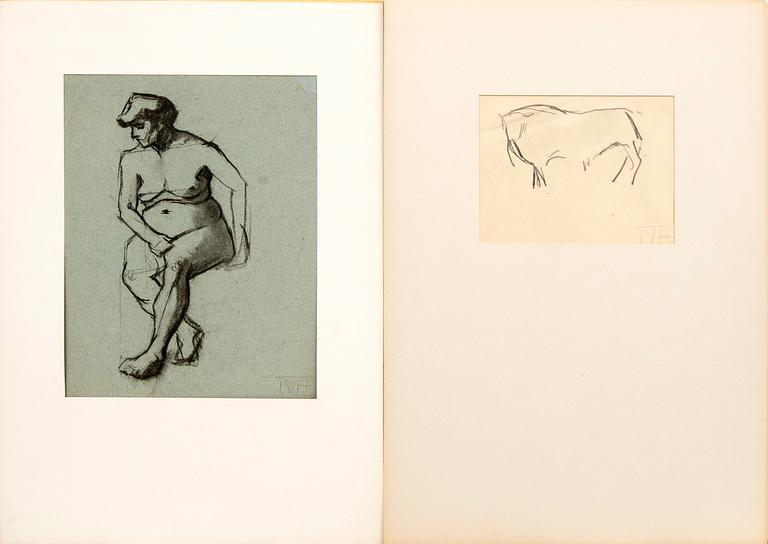 Tora Vega Holmström, two studies.