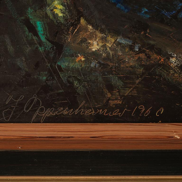 JOHNNY OPPENHEIMER, olja på duk, signerad och daterad 1960.